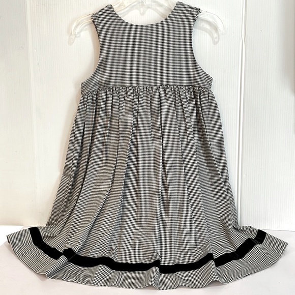 Girls Holiday Dress / Snowman w/Velvet Dress Girl Size 4 Christmas / Holiday - Picture 2 of 15